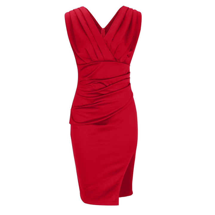 DELILAH | Dress with a V-neckline