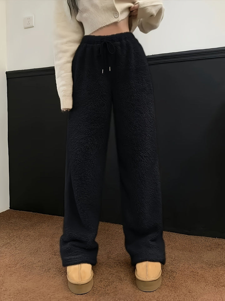 Alexis™  - Warm & Stylish High-Waist Knit Wide-Leg Pants