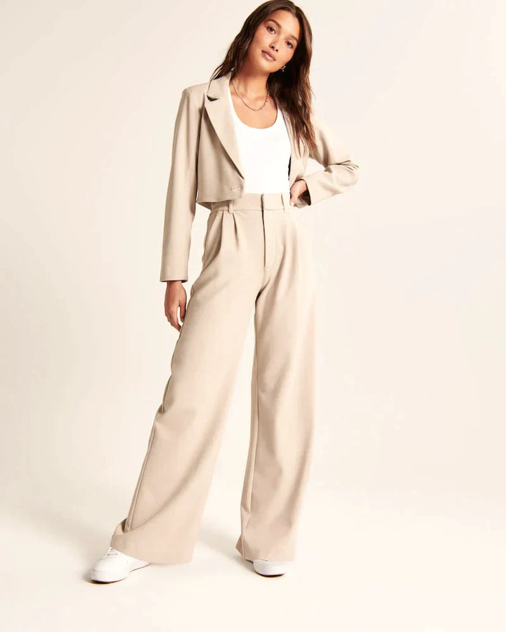 Amy | Tailored Wide-Leg Pants