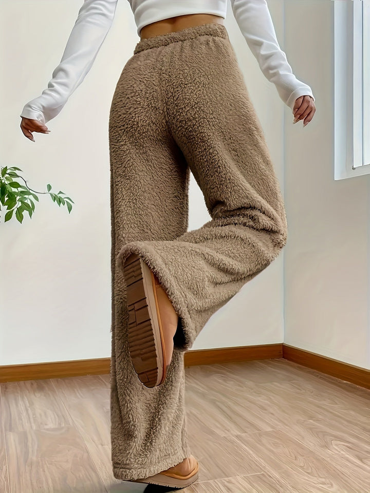 Alexis™  - Warm & Stylish High-Waist Knit Wide-Leg Pants