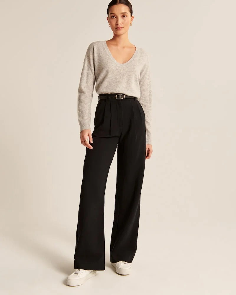 Amy | Tailored Wide-Leg Pants