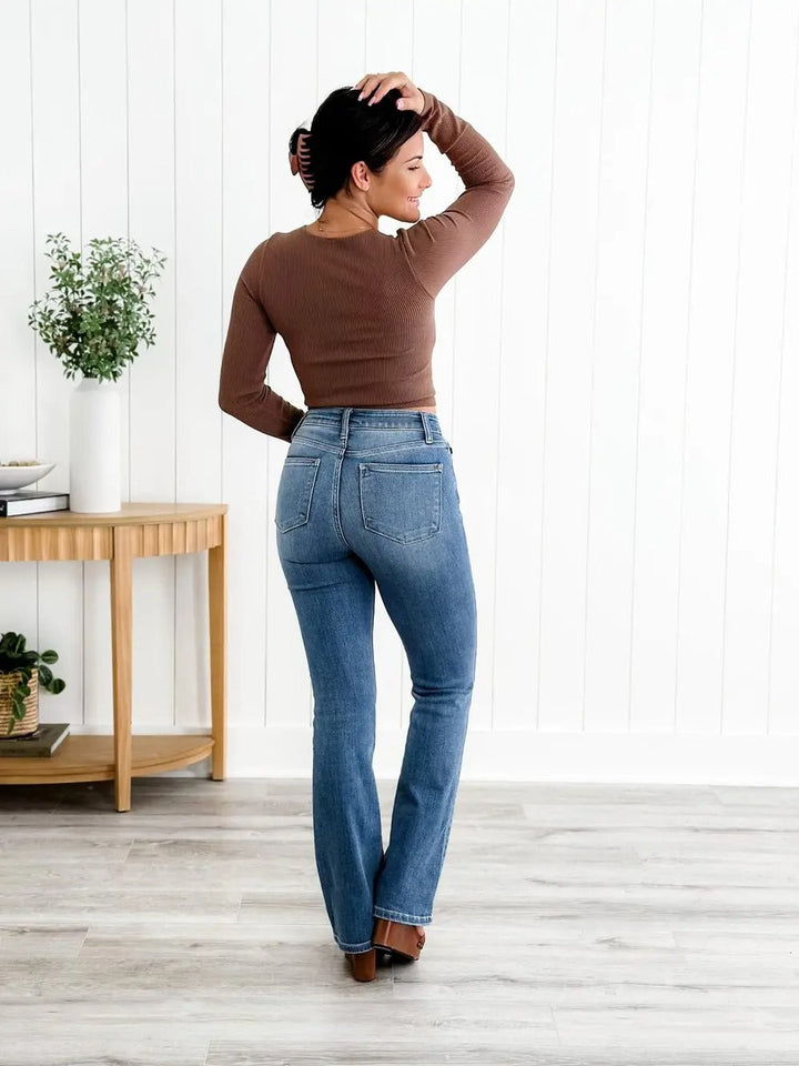 Claire™ - Sculpting Vintage Bootcut Jeans